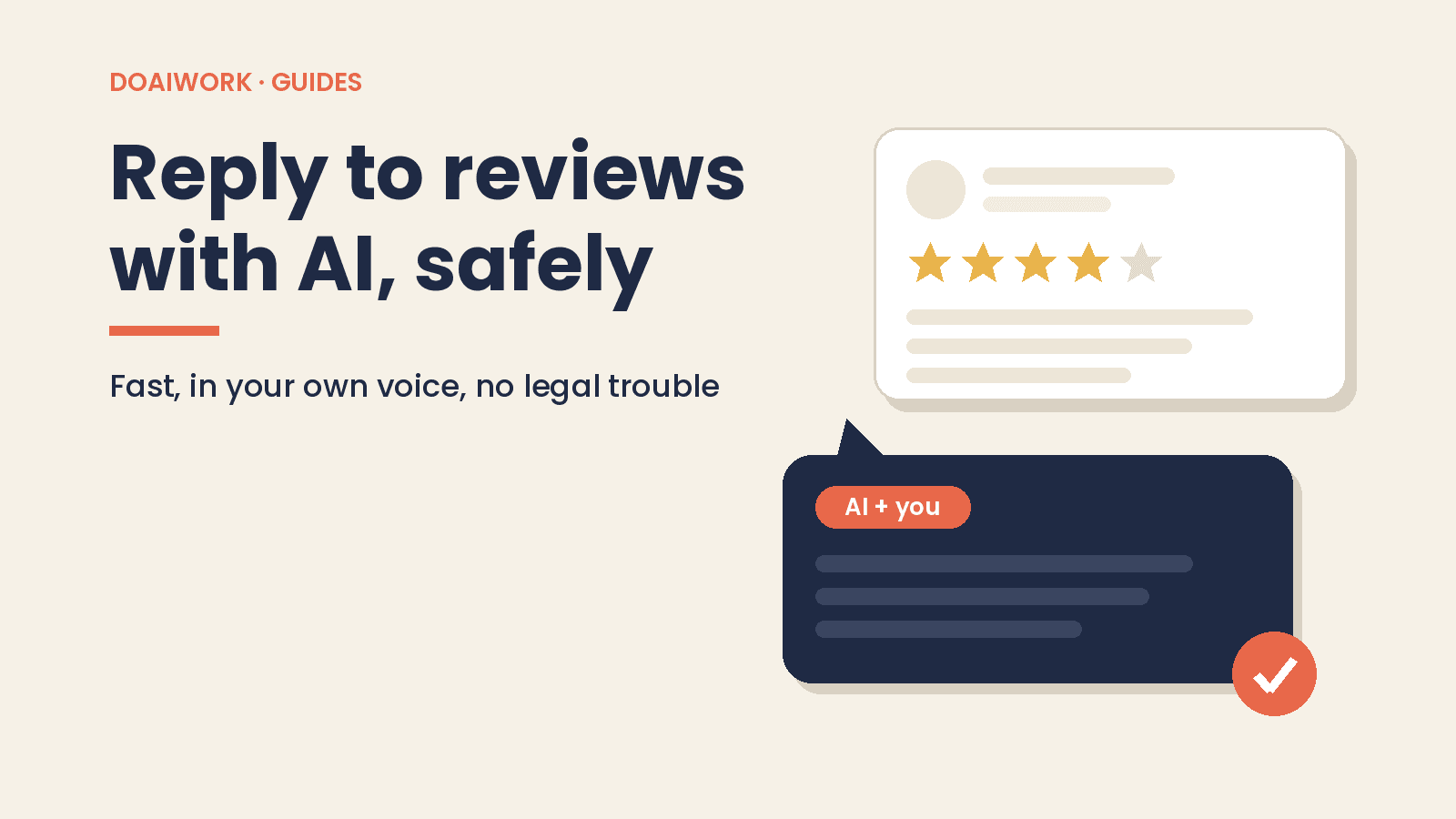 Reply to Google Reviews With AI: Fast, Your Voice, No Legal Trouble