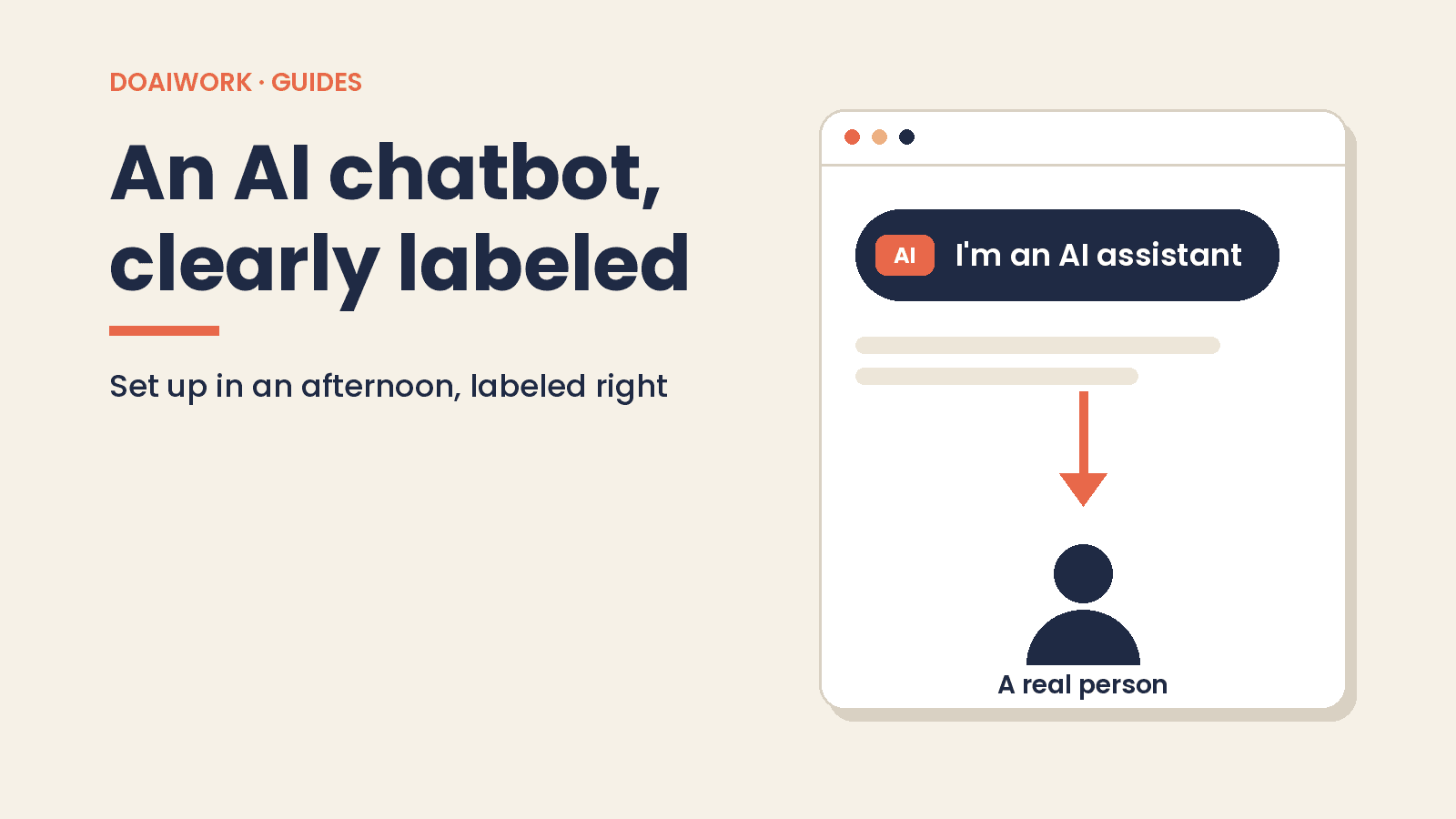 Add an AI Chatbot to Your Website: Set Up Fast, Disclose Clearly